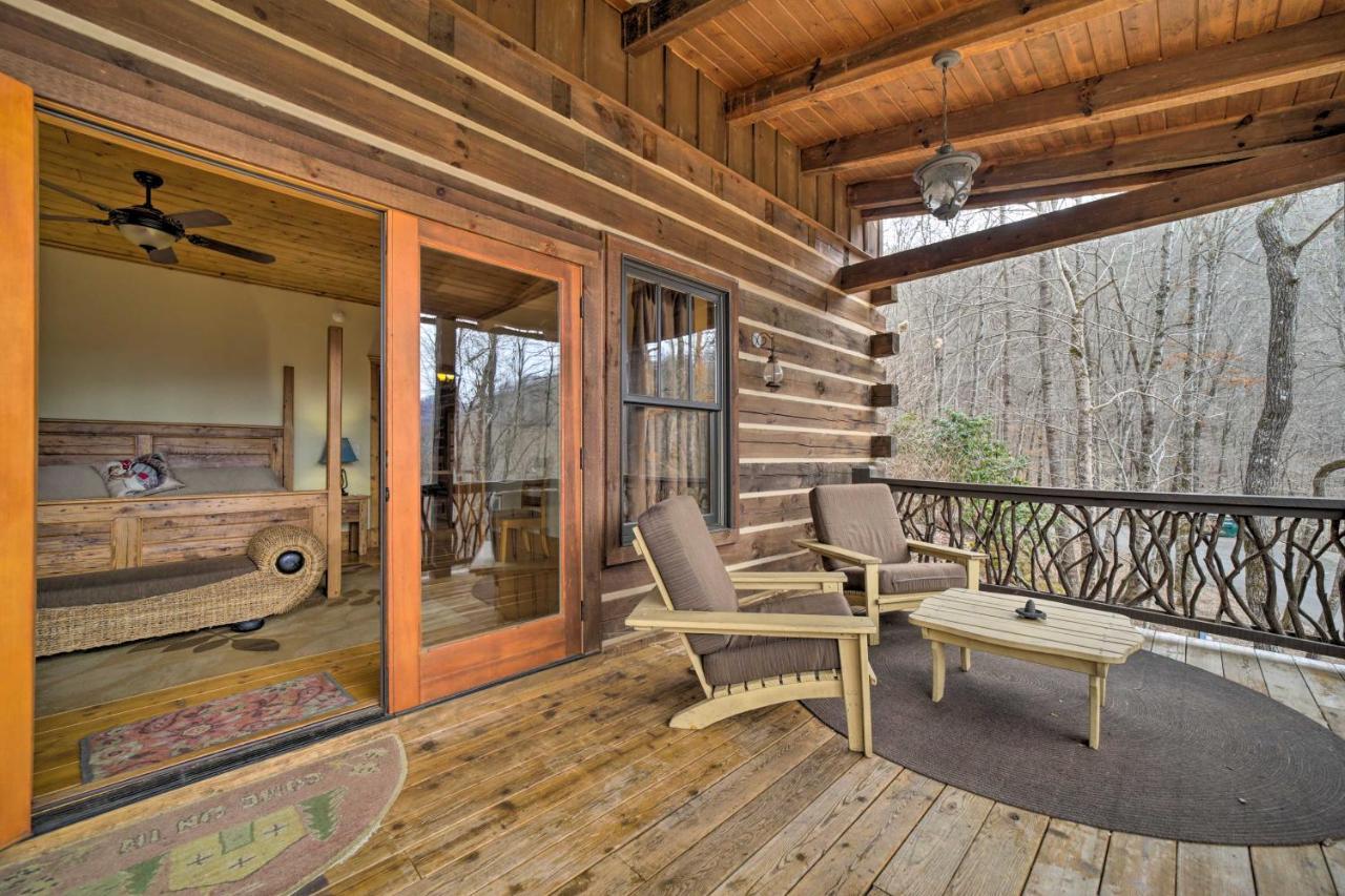 Luxury Cabin Rental In Franklin With Private Hot Tub Exteriér fotografie