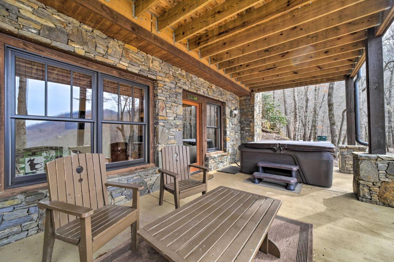 Luxury Cabin Rental In Franklin With Private Hot Tub Exteriér fotografie