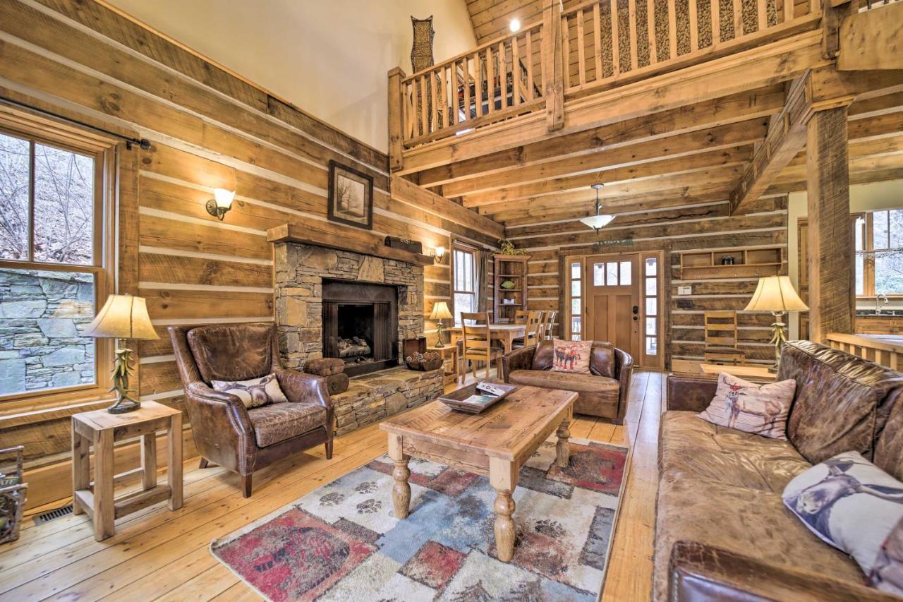 Luxury Cabin Rental In Franklin With Private Hot Tub Exteriér fotografie